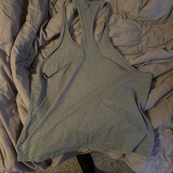 Gymshark stringer grey/red power stringer tank top - Picture 3 of 3